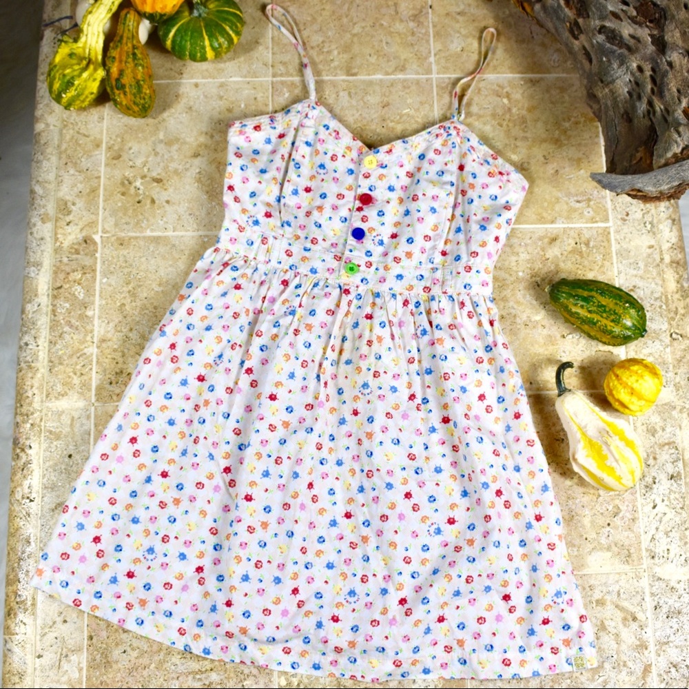 Insight playful multicolored floral dress